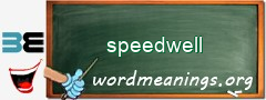 WordMeaning blackboard for speedwell